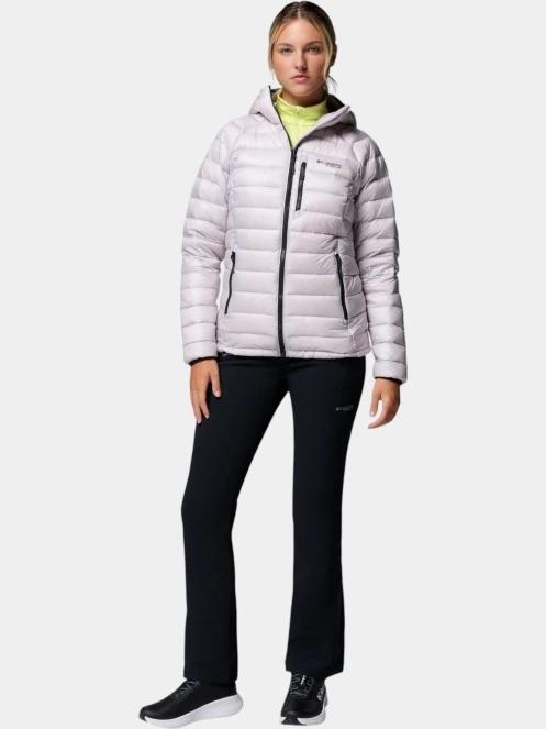 jacheta de puf pt. femei Columbia Arctic Crest Down Hooded Jacket violet 5