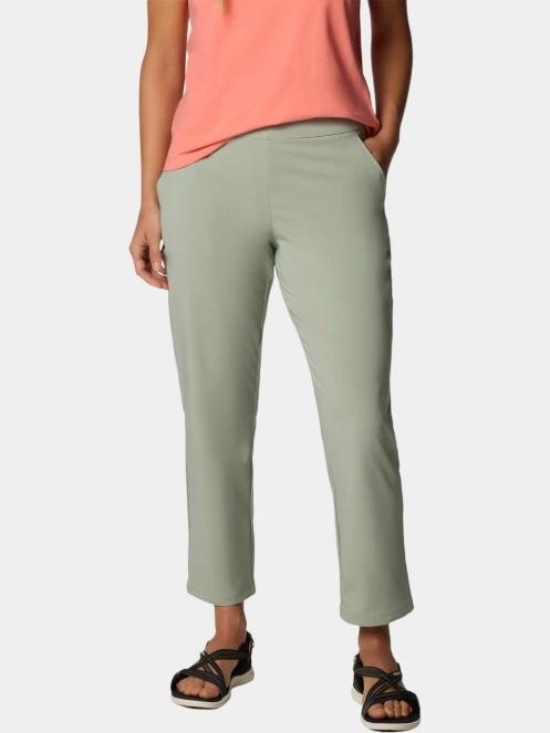 pantaloni de drumetie pt. femei Columbia All Seasons Pull-On Pant verde deschis 2