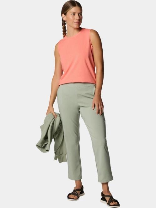 pantaloni de drumetie pt. femei Columbia All Seasons Pull-On Pant verde deschis 5