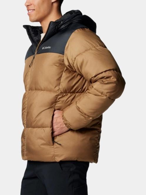 jacheta de iarna pt. barbati Columbia Puffect II Hooded Jacket maro 3