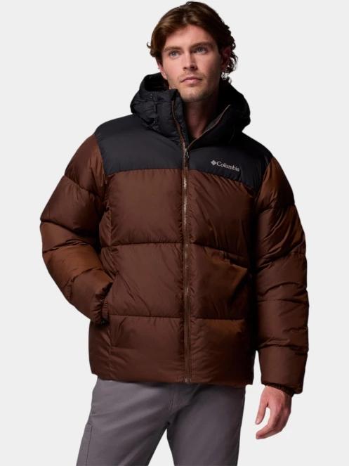 jacheta de iarna pt. barbati Columbia Puffect II Hooded Jacket maro 2
