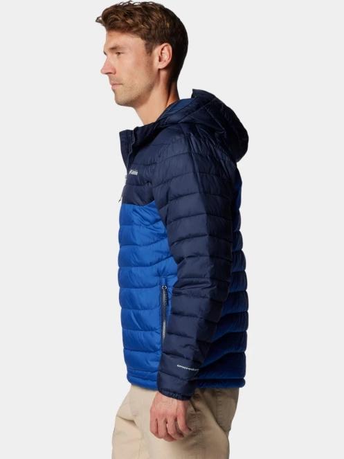 jacheta de primavara pt. barbati Columbia Powder Lite II Hooded Jacket albastru 3