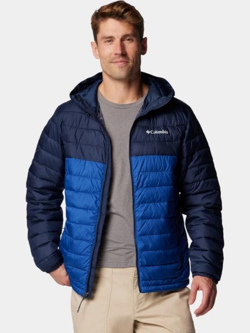 jacheta de primavara pt. barbati Columbia Powder Lite II Hooded Jacket albastru 6