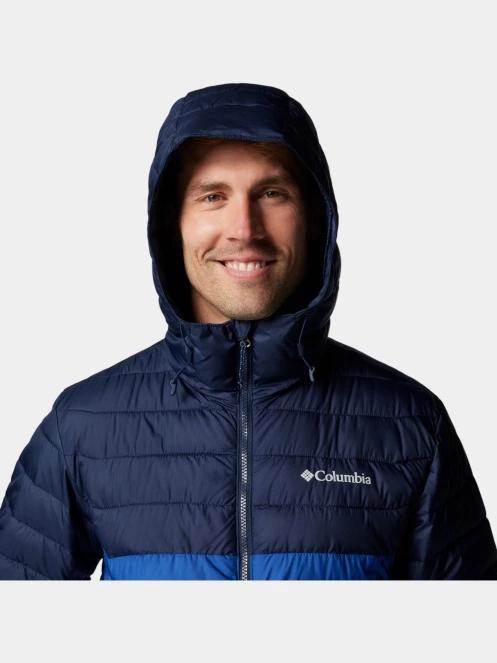 jacheta de primavara pt. barbati Columbia Powder Lite II Hooded Jacket albastru 9