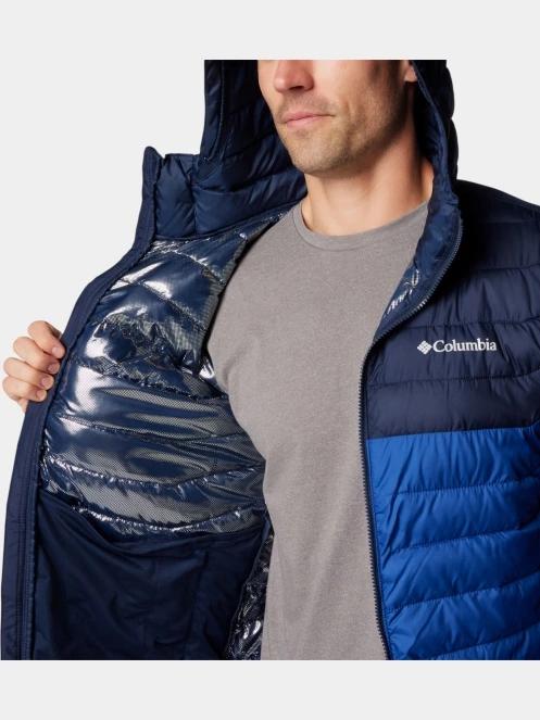 jacheta de primavara pt. barbati Columbia Powder Lite II Hooded Jacket albastru 10