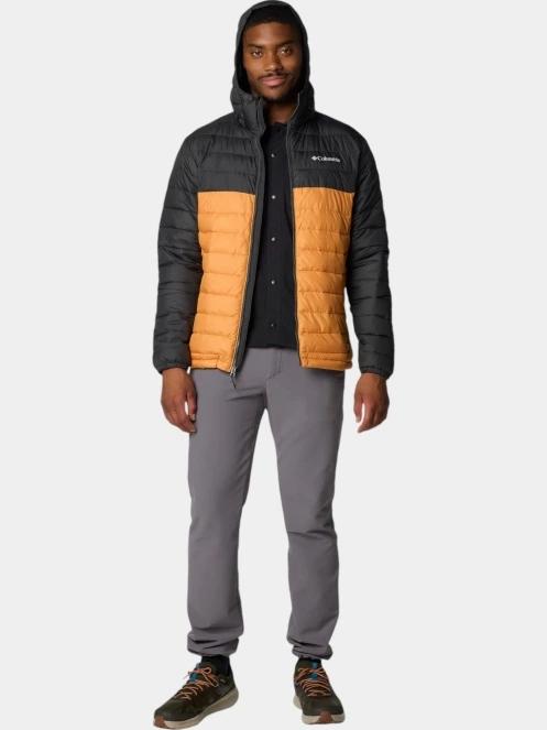 geaca matlasata de tranzitie pt. barbati Columbia Powder Lite II Hooded Jacket negru 5