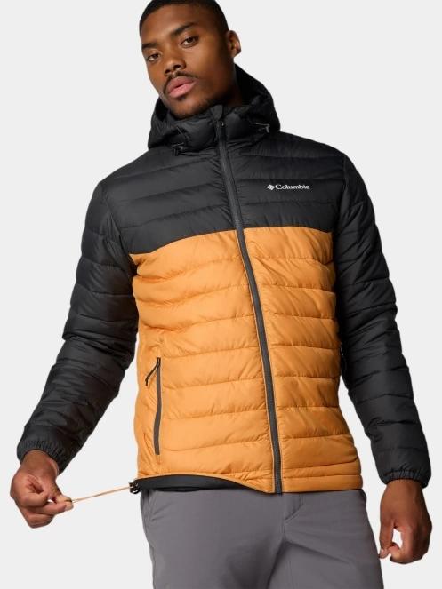 geaca matlasata de tranzitie pt. barbati Columbia Powder Lite II Hooded Jacket negru 7