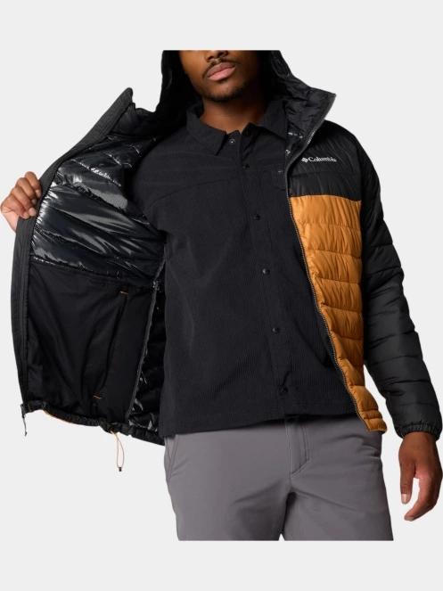 geaca matlasata de tranzitie pt. barbati Columbia Powder Lite II Hooded Jacket negru 8