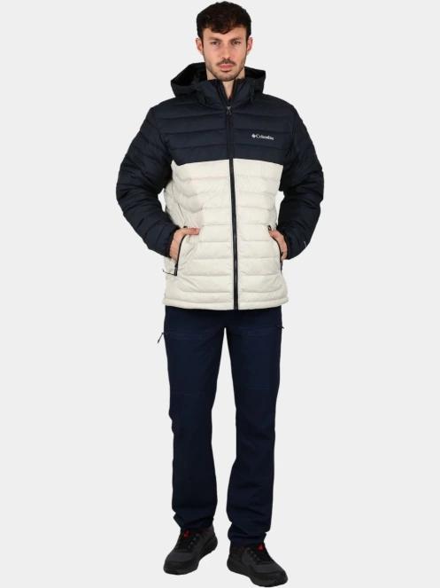 geaca matlasata de tranzitie pt. barbati Columbia Powder Lite II Hooded Jacket nisip 5