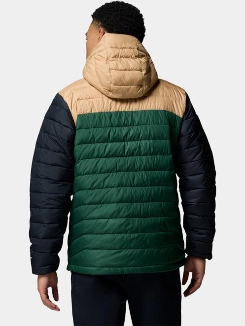 jacheta de primavara pt. barbati Columbia Powder Lite II Hooded Jacket verde 4