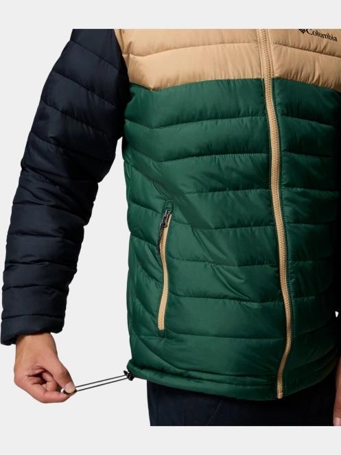 jacheta de primavara pt. barbati Columbia Powder Lite II Hooded Jacket verde 7