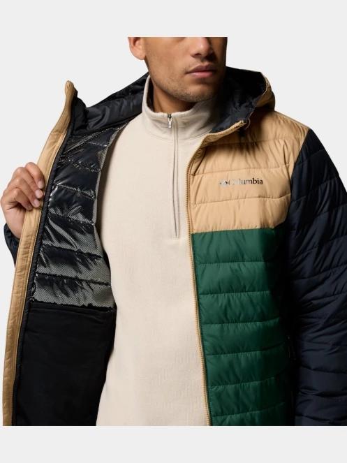 jacheta de primavara pt. barbati Columbia Powder Lite II Hooded Jacket verde 10