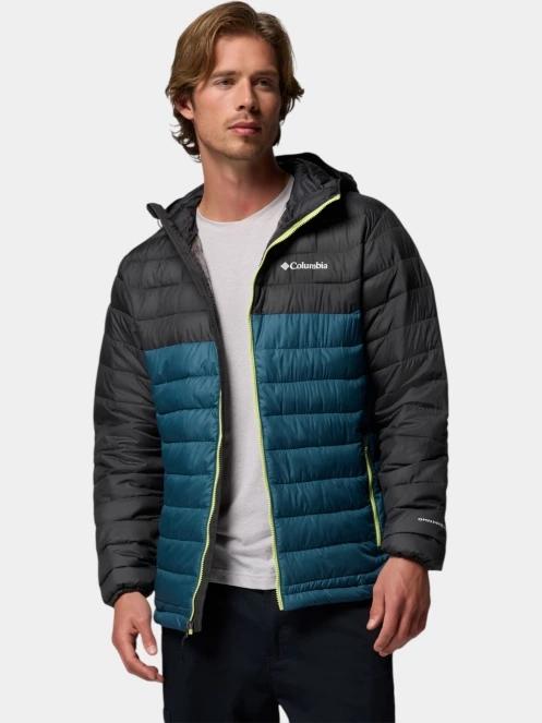 jacheta de primavara pt. barbati Columbia Powder Lite II Hooded Jacket albastru 5