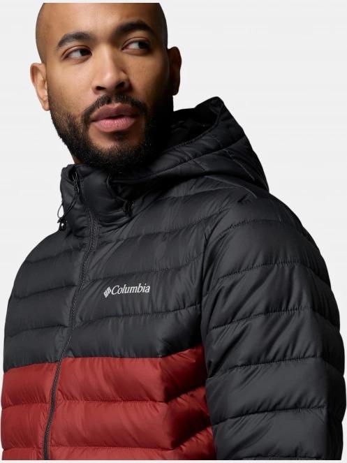 geaca matlasata de tranzitie pt. barbati Columbia Powder Lite II Hooded Jacket rosu 8