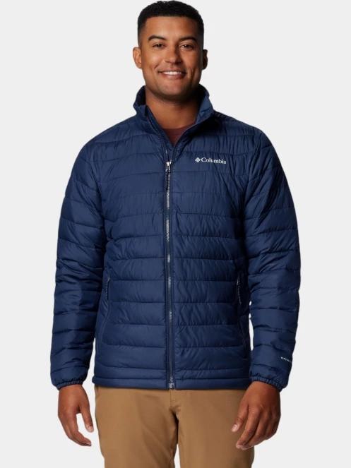 geaca matlasata de tranzitie pt. barbati Columbia Powder Lite II Jacket albastru 2