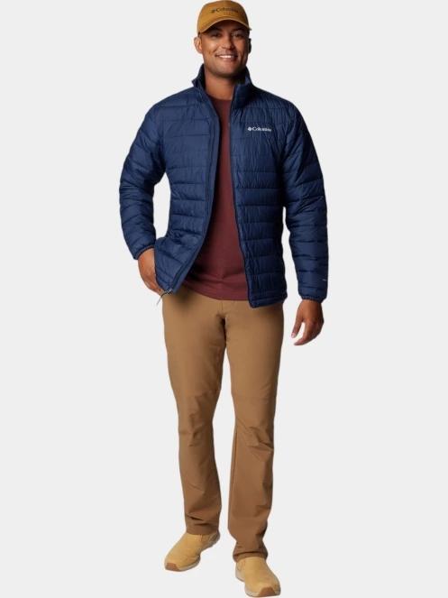 geaca matlasata de tranzitie pt. barbati Columbia Powder Lite II Jacket albastru 5