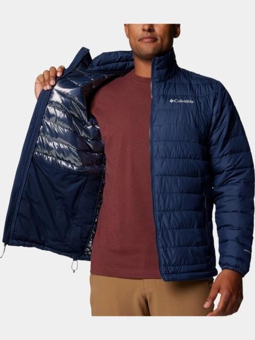 geaca matlasata de tranzitie pt. barbati Columbia Powder Lite II Jacket albastru 8