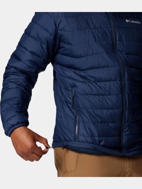 geaca matlasata de tranzitie pt. barbati Columbia Powder Lite II Jacket albastru 9