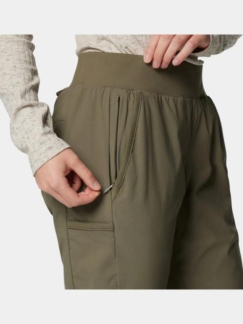pantaloni de drumetie pt. femei Columbia Leslie Falls Pull-On Pant verde 8