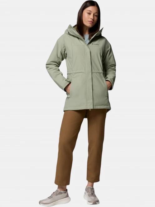 pantofi impermeabil pt. femei Columbia Hikebound II Long Insulated Jacket verde 5