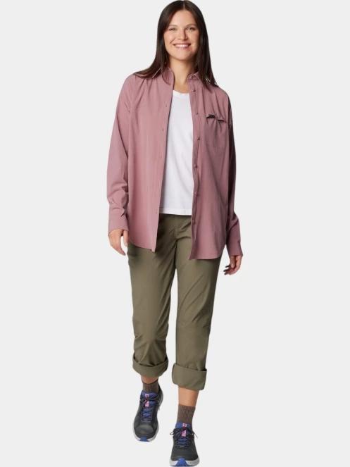 pantaloni de drumetie pt. femei Columbia Leslie Falls Pant II verde 8