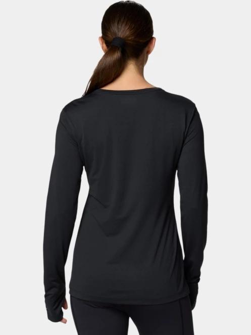tricou cu maneci lungi, pentru sport pt. femei Columbia Sloan Ridge Long Sleeve Shirt negru 4