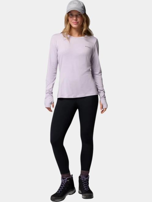 tricou cu maneci lungi, pentru sport pt. femei Columbia Sloan Ridge Long Sleeve Shirt violet 5