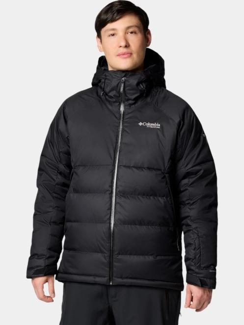 geaca de schi matlasata pt. barbati Columbia Roaring Fork II Down Jacket negru 2
