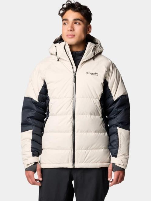 geaca de schi matlasata pt. barbati Columbia Roaring Fork II Down Jacket nisip 2