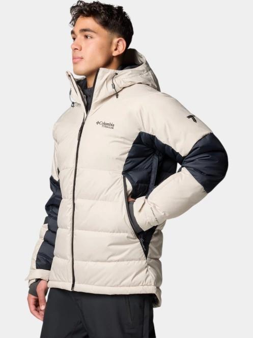 geaca de schi matlasata pt. barbati Columbia Roaring Fork II Down Jacket nisip 3