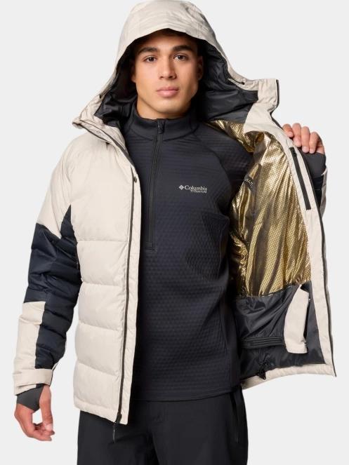 geaca de schi matlasata pt. barbati Columbia Roaring Fork II Down Jacket nisip 6