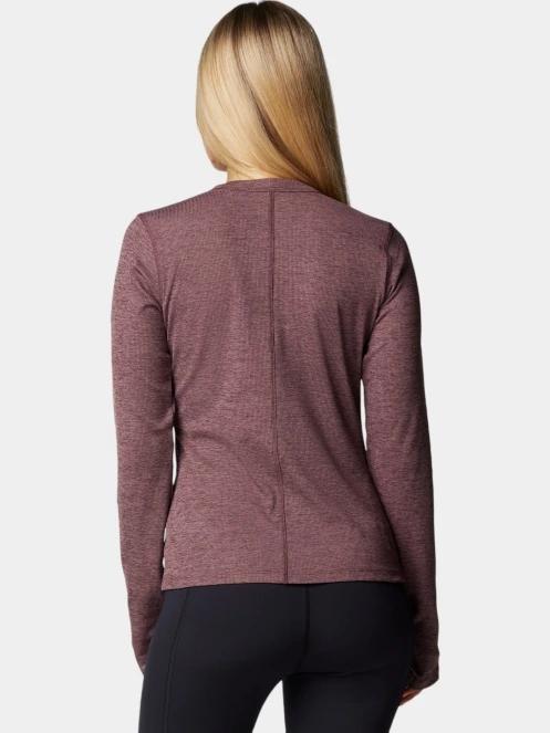 tricou cu maneci lungi, pentru sport pt. femei Columbia Boundless Days Knit Crew Long Sleeve Shirt rosu 4