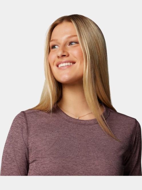 tricou cu maneci lungi, pentru sport pt. femei Columbia Boundless Days Knit Crew Long Sleeve Shirt rosu 5
