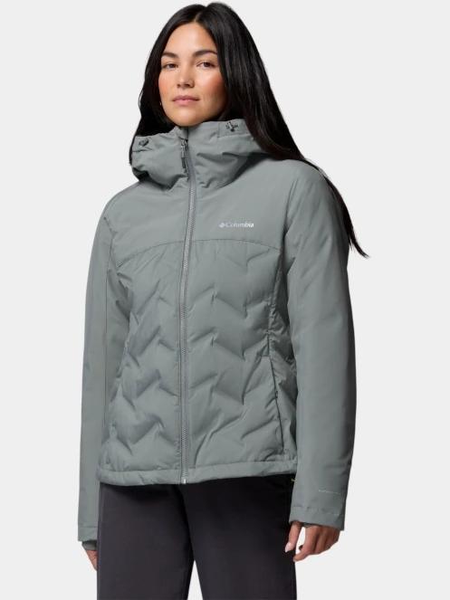 jacheta de puf pt. femei Columbia Grand Trek III Down Jacket verde 2