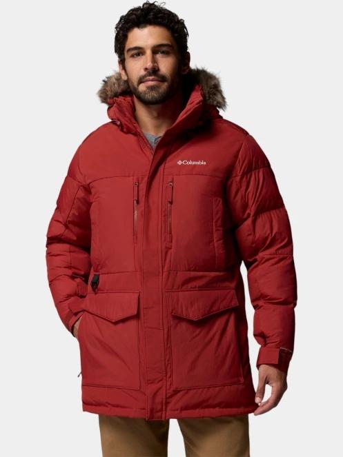jacheta de iarna pt. barbati Columbia Marquam Peak Fusion II Parka rosu 2
