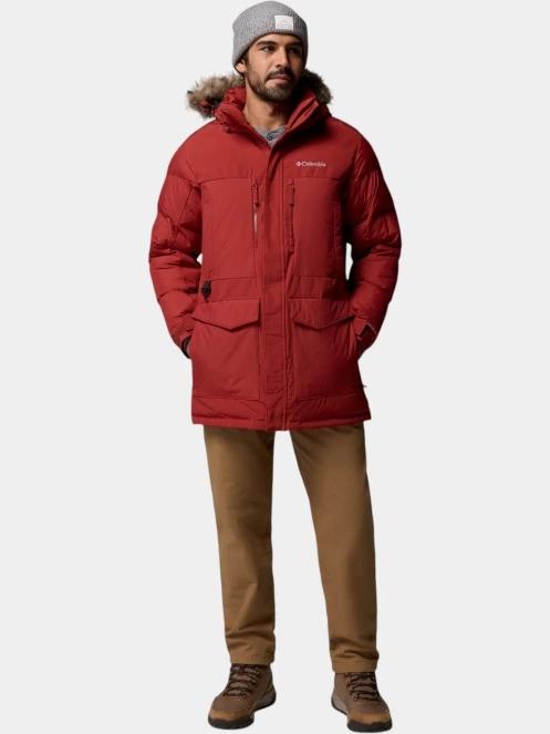 jacheta de iarna pt. barbati Columbia Marquam Peak Fusion II Parka rosu 5