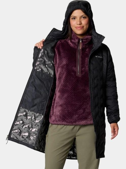 jacheta de puf pt. femei Columbia Delta Ridge II Long Down Jacket negru 7