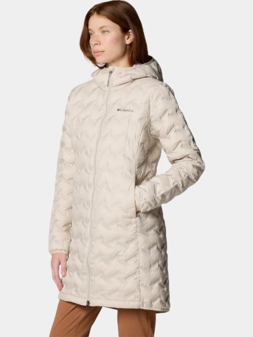 jacheta de puf pt. femei Columbia Delta Ridge II Long Down Jacket nisip 3