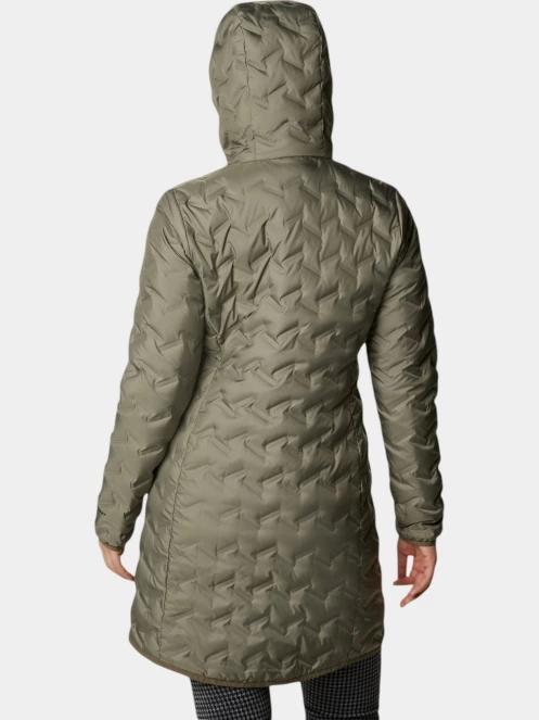 jacheta de puf pt. femei Columbia Delta Ridge II Long Down Jacket verde 4