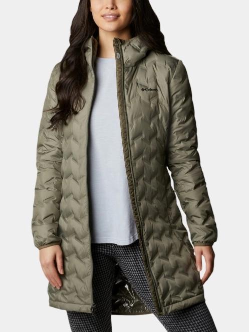 jacheta de puf pt. femei Columbia Delta Ridge II Long Down Jacket verde 5