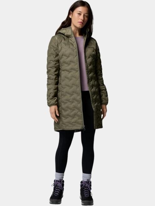 jacheta de puf pt. femei Columbia Delta Ridge II Long Down Jacket verde 5