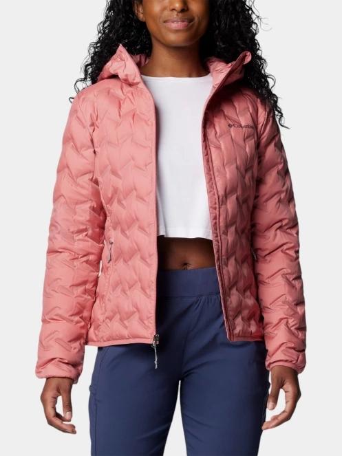 jacheta de puf pt. femei Columbia Delta Ridge II Down Hooded Jacket roz 5