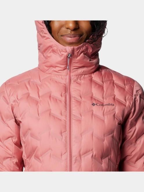 jacheta de puf pt. femei Columbia Delta Ridge II Down Hooded Jacket roz 7