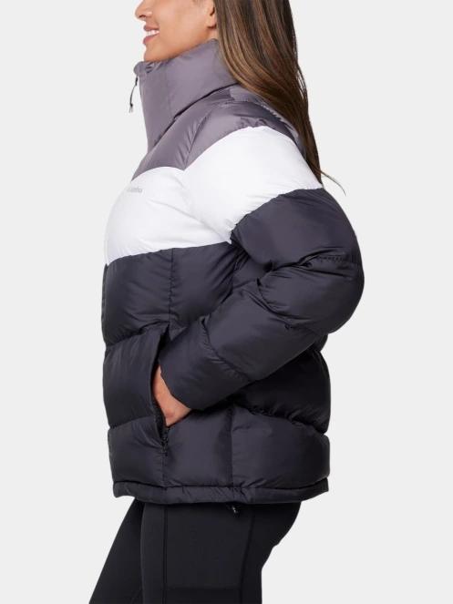 jacheta de primavara pt. femei Columbia Puffect II Colorblock Jacket negru 3