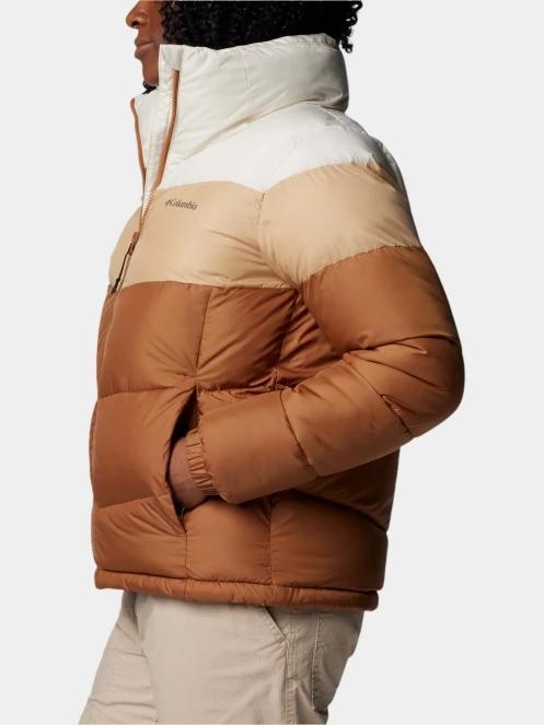 geaca matlasata de tranzitie pt. femei Columbia Puffect II Colorblock Jacket maro 3
