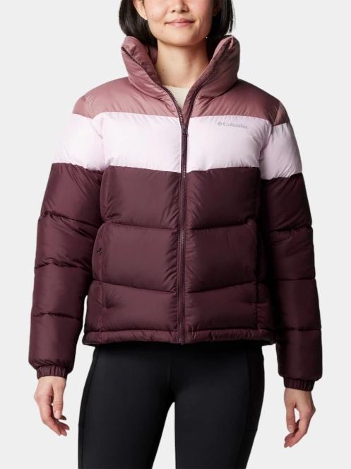 geaca matlasata de tranzitie pt. femei Columbia Puffect II Colorblock Jacket roz 2