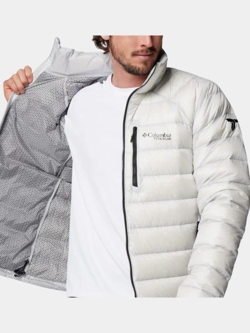geaca matlasata de tranzitie pt. barbati Columbia Arctic Down Jacket gri 6