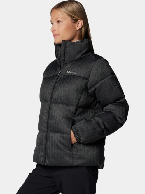 jacheta de iarna pt. femei Columbia Puffect Herringbone Jacket negru 3