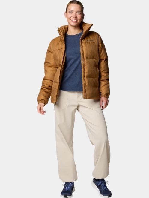 jacheta de iarna pt. femei Columbia Puffect Herringbone Jacket maro 5