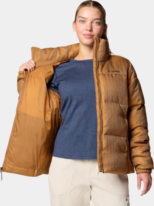 jacheta de iarna pt. femei Columbia Puffect Herringbone Jacket maro 6